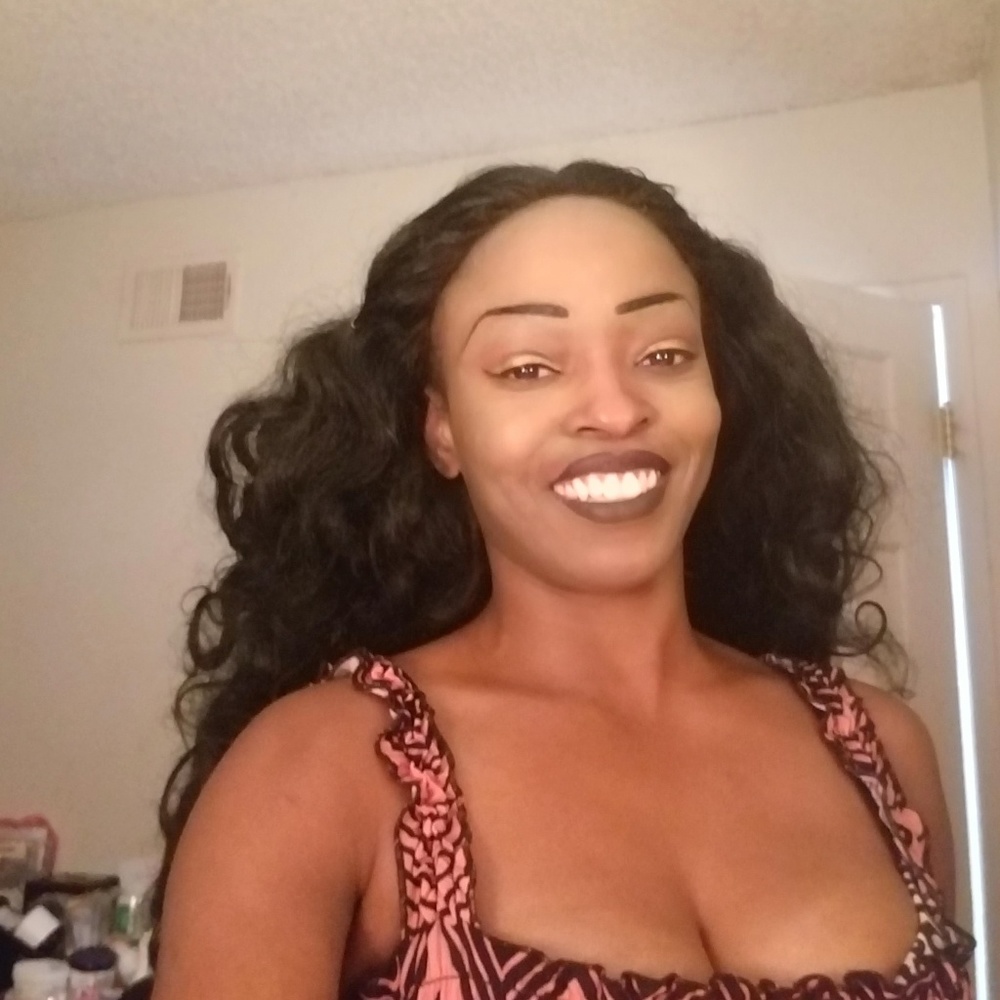 Used Human Hair Blend Wig